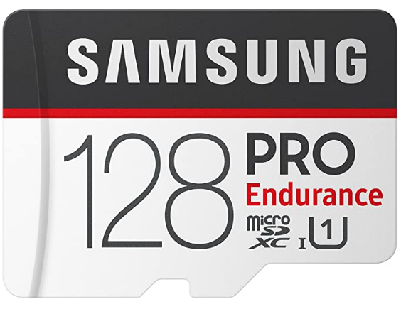 Samsung PRO Endurance 128GB 100MB/s (U1) MicroSDXC Memory Card with Adapter (MB-...